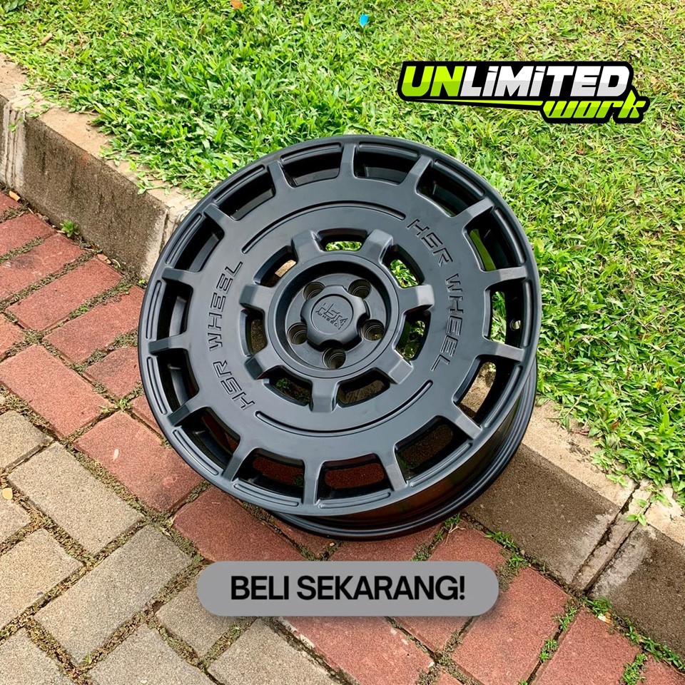 Velg HSR Mentawai R15 Rally Look Rata Body Untuk Ertiga Luxio Grandmax Serena Evalia Termurah R15