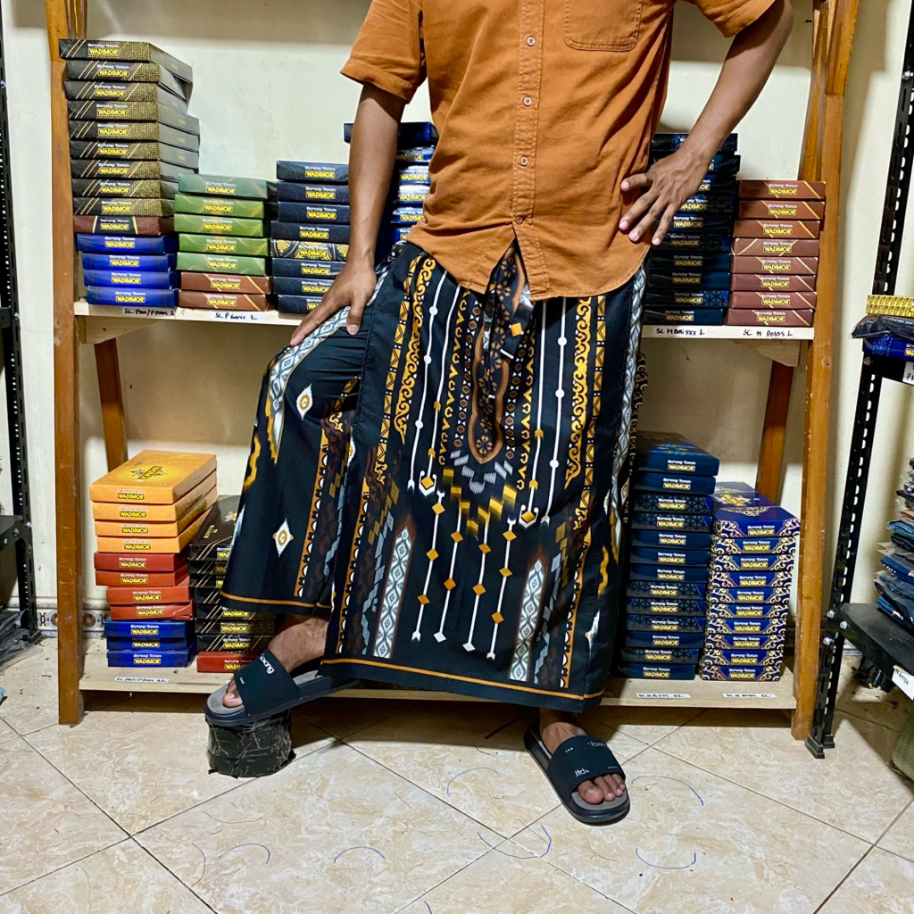 Sarung Celana Muslim Sarwon Selana Pinggang Cowok Tanggung Motif Sarun Sholat Bapak2 Tebal Batik Mur