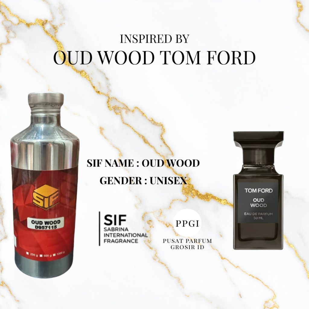 BIBIT PARFUM OUD WOOD - 500ML SEGEL BY SIF