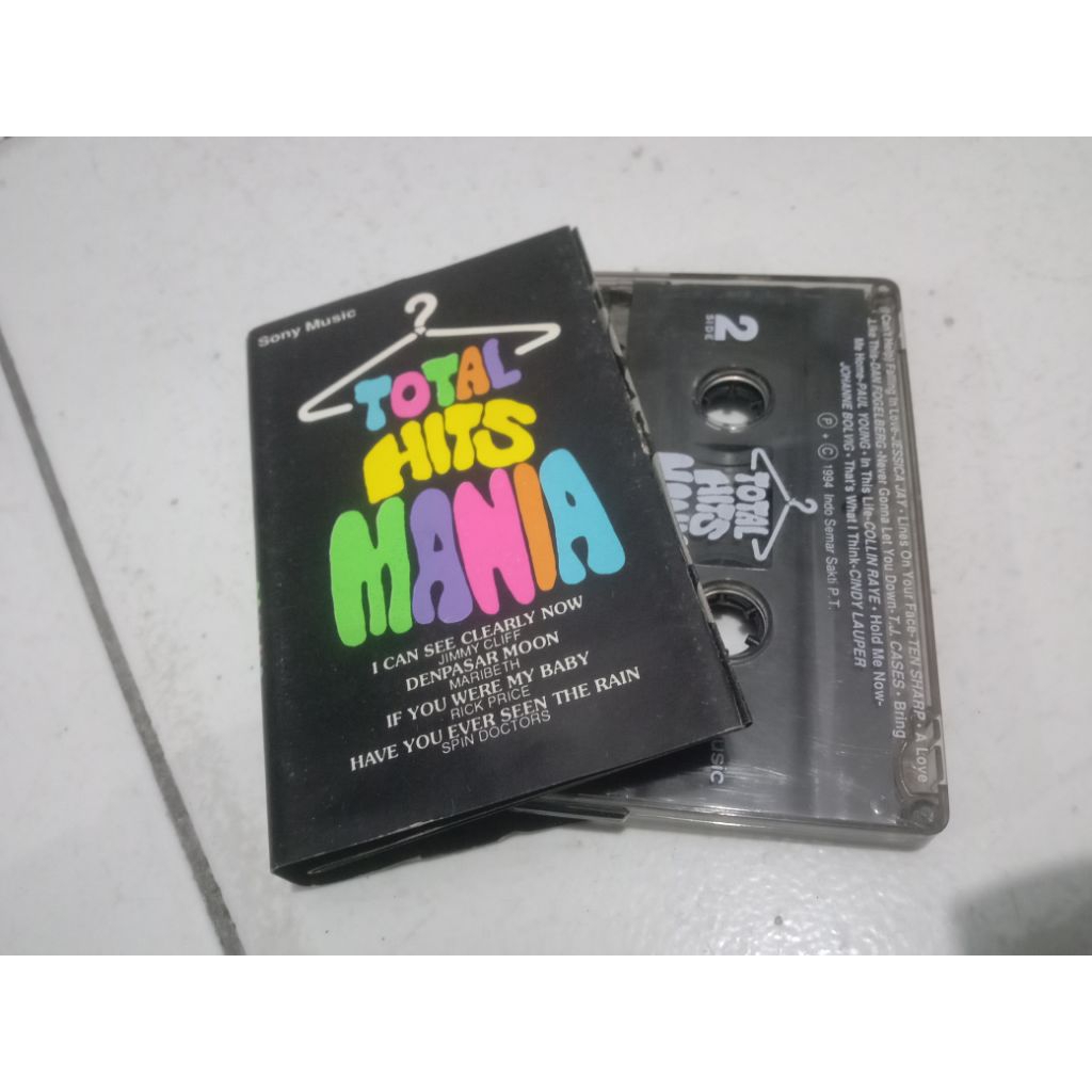 Kaset Pita Kompilasi Total Hits Mania
