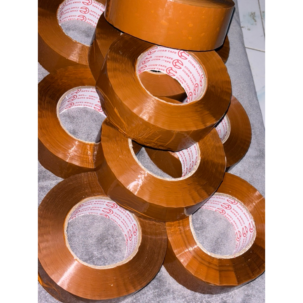 lakban jumbo 500 yard lakban coklat jumbo