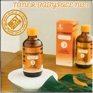 (COD) RDL Toner No 3 60ml Babyface Cleanser 100% Original - Untuk Kulit Berminyak & Berjerawat