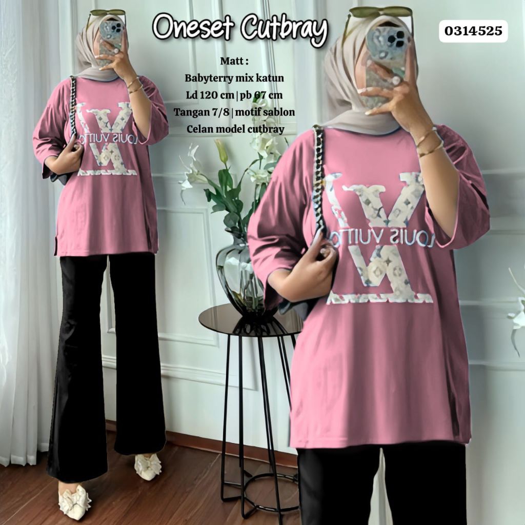 setelan cutbray pakaian set wanita