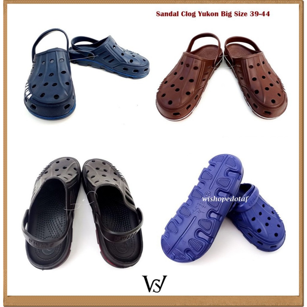 sandal Jumbo Sepatu Pria Mount Cross Rubber