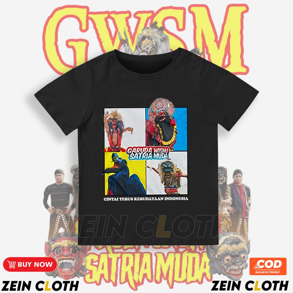 Kaos Anak GWSM Garuda Wisnu Satria Muda | Baju GWSM Anak