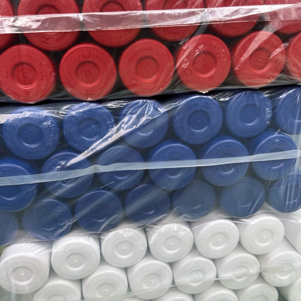 (isi 1000pcs) Tutup Galon RO warna Biru dongker, merah, putih / tutup galon air isi ulang/ tutup gal