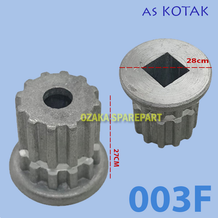 Inti pulsator as kotak cocok untuk mesin cuci Samsung 197A