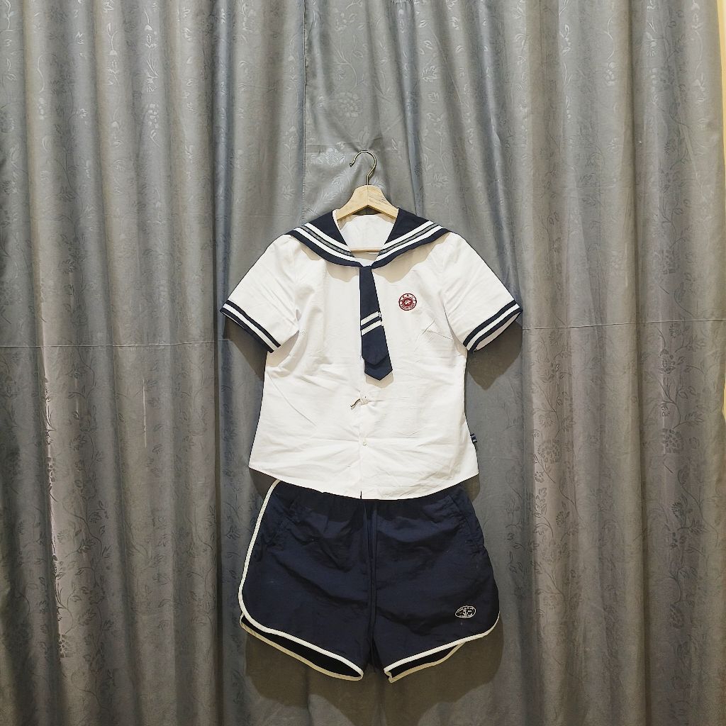 Baju sailor one set cosplay sailor anak sekolah baju dinas istri