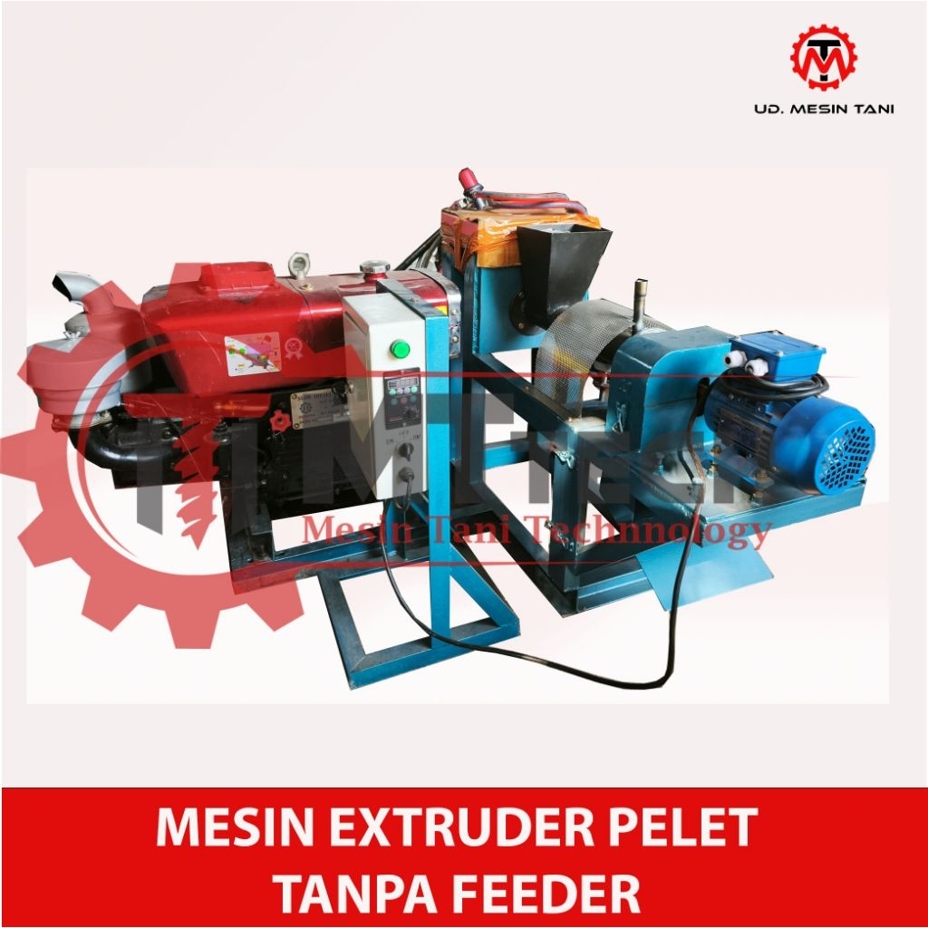 MESIN EXTRUDER CETAK PELET APUNG TERMURAH LENGKAP PENGGERAK
