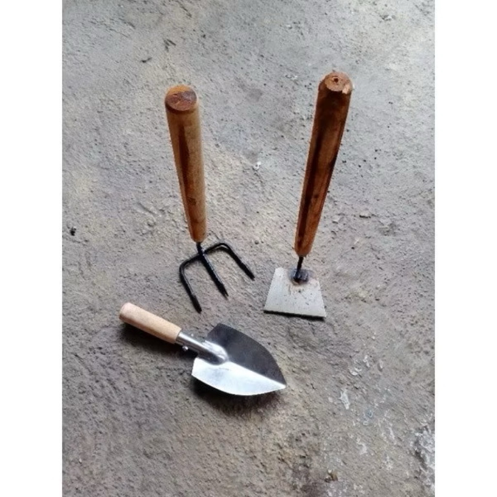 3in1 PAKET BERKEBUN DAPET 3 BARANG murah Cangkul Mini Garuk Mini Sekop Mini Paket Hemat Terbaik