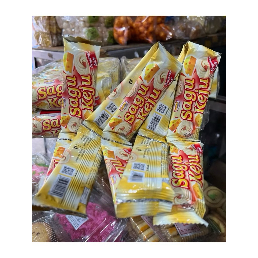 Sagu Keju Happy Time ( 1 Renceng isi 10 pcs )