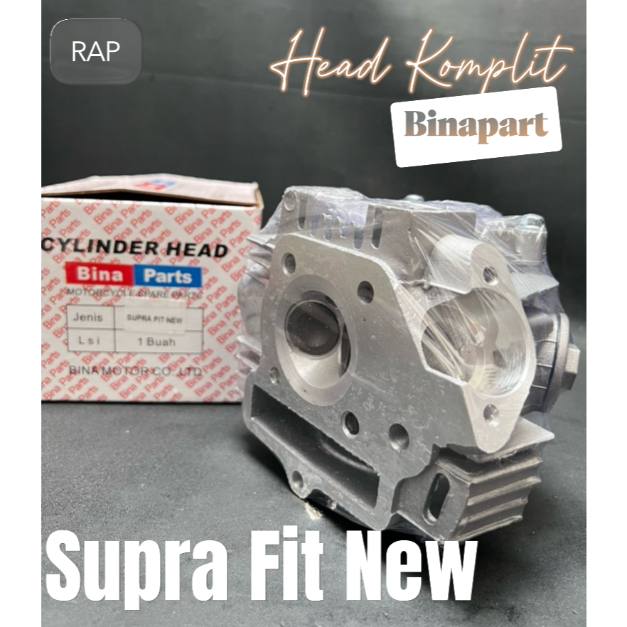 BLOK HEAD ASSY SUPRA FIT NEW / HEAD CYLINDER ASSY SUPRA FIT NEW BINAPART