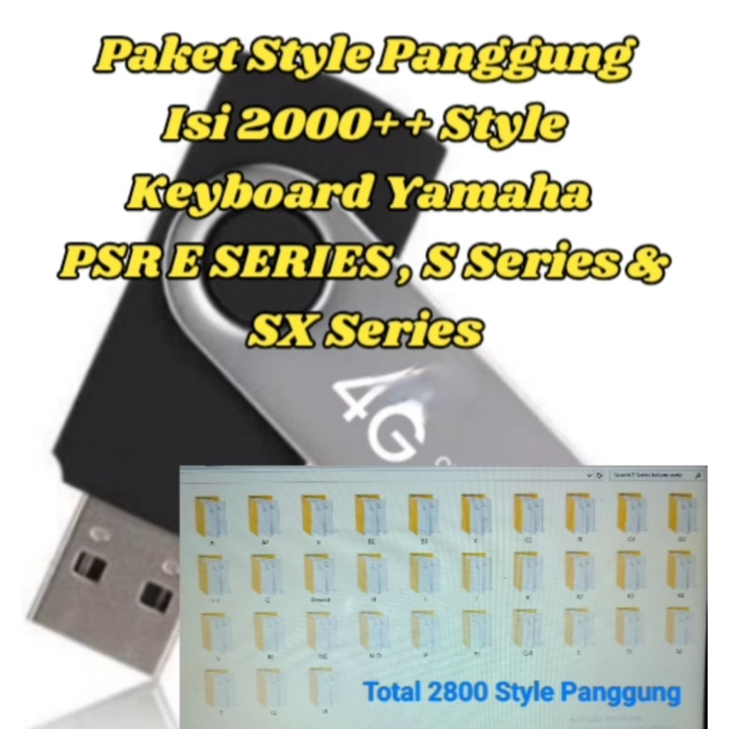 Paket Style Yamaha Dangdut dan Panggungan Series E / S / SX Series