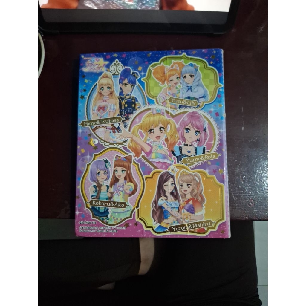 binder official aikatsu stars a5 4p (include 10 sleeve bandai)