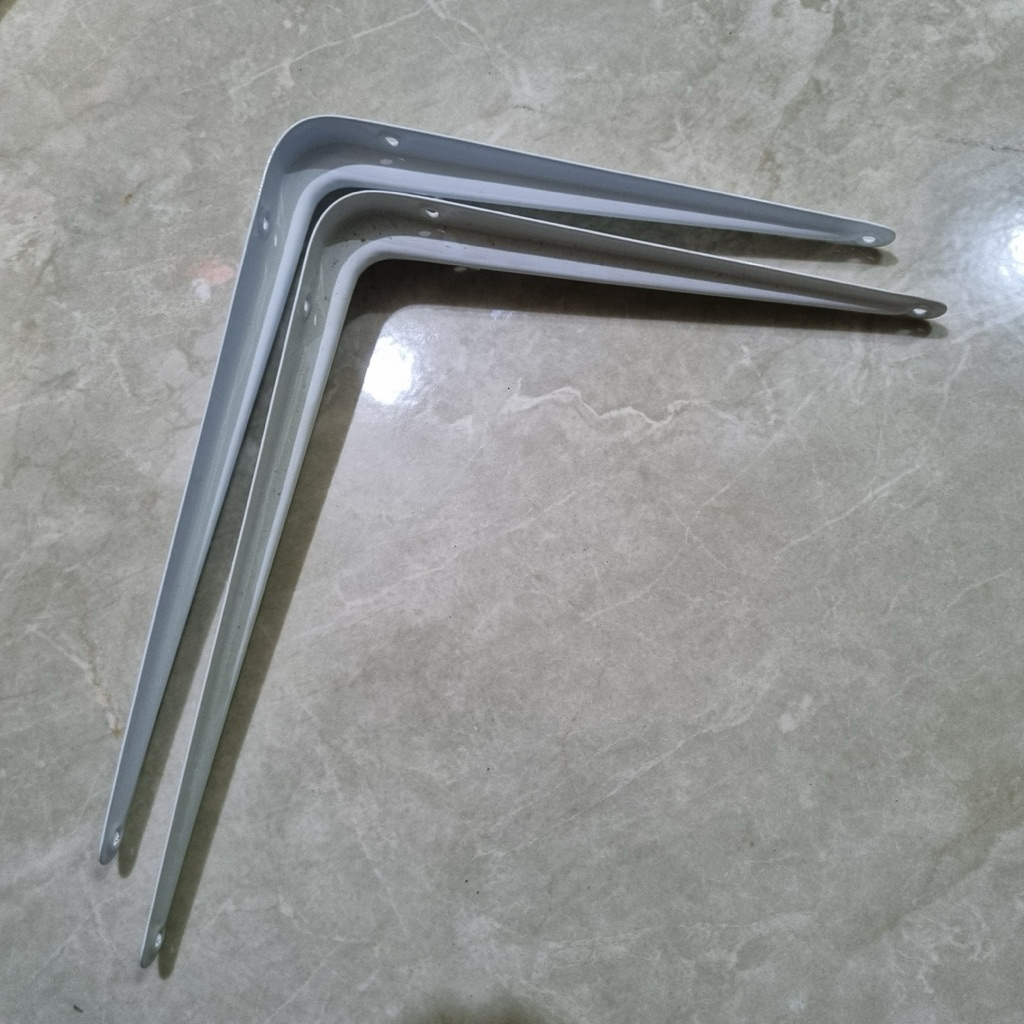 Siku Rak Besi Tebal Alat Penyangga Besi L 10 cm 25 cm