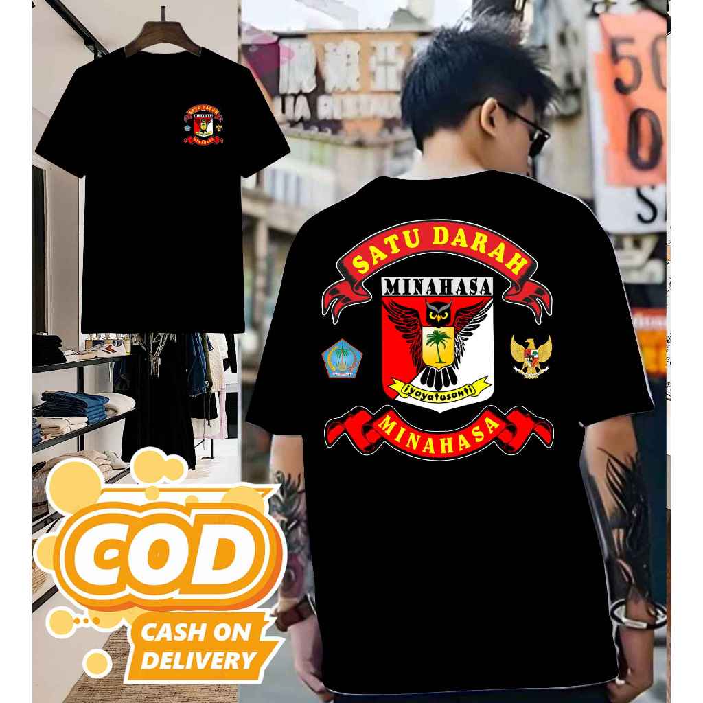 KAOS KATUN MINAHASA SATU DARAH SULAWESI UTARA TRENDY