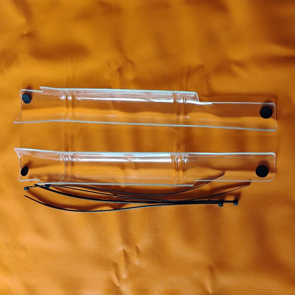 Fork Guard Transparan Pelindung Fork Shock Depan Sepeda Fox 40 Double Crown