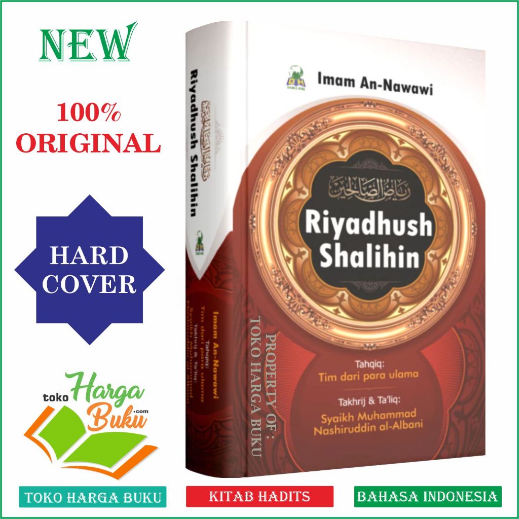 Foto Riyadhus Shalihin Karya Imam An-Nawawi ORIGINAL HC Kitab Hadits Penerbit Darul Haq