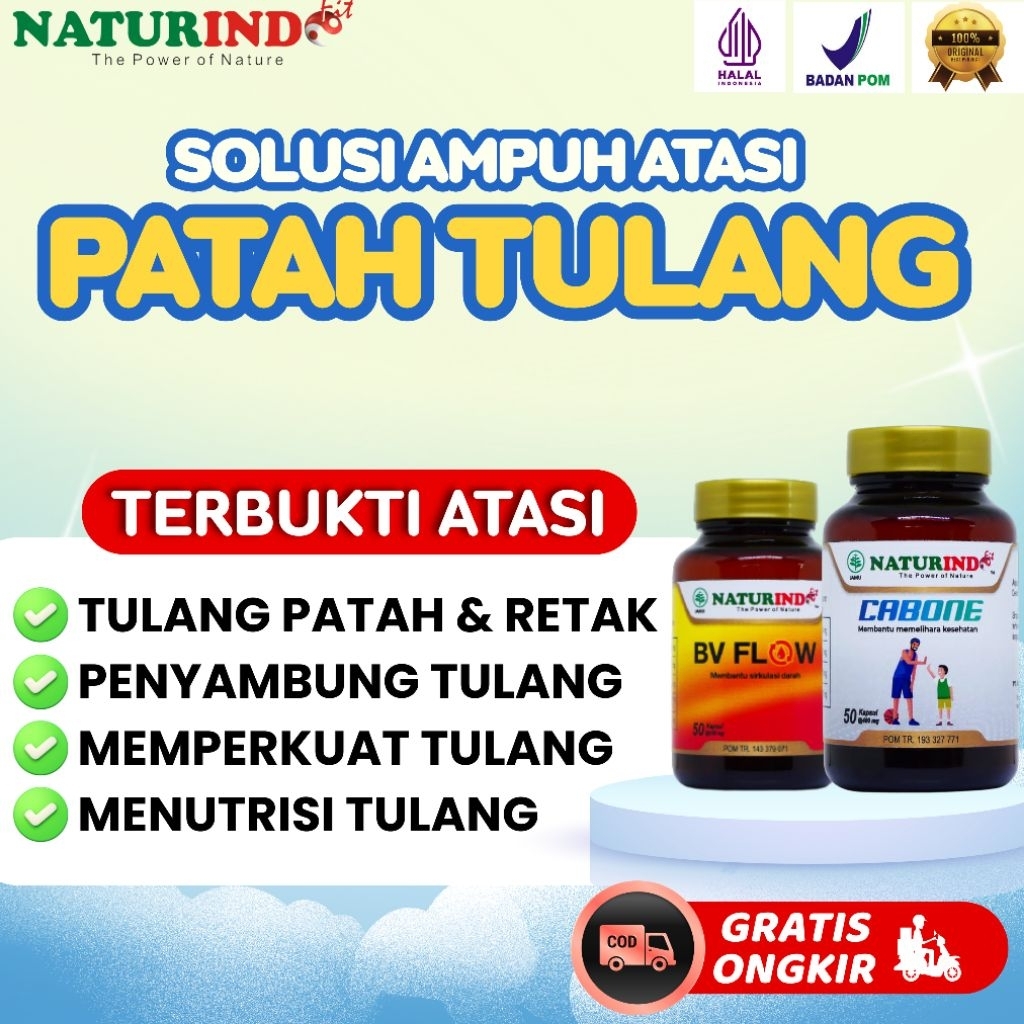 CABONE Obat Patah Tulang Retak Nutrisi Kalsium Tulang Menguatkan tulang