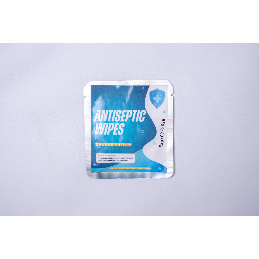 Tisu bius khitan/antiseptik wipes/tisu bius untuk sunat