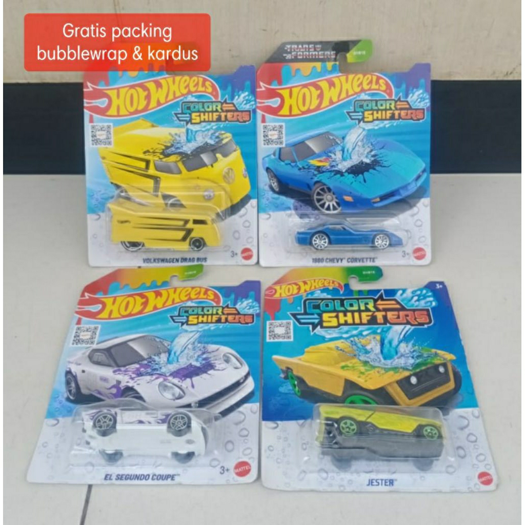 Mainan Mobil Anak Hot Wheels Color Shifters (Dapat Berubah Warna)