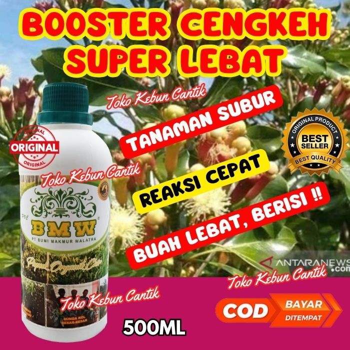 Ini BAGUS Pupuk Cengkeh Organik Cair POC BMW 500ml – Perangsang Akar, Daun, Bunga, & Buah Lebat, Men