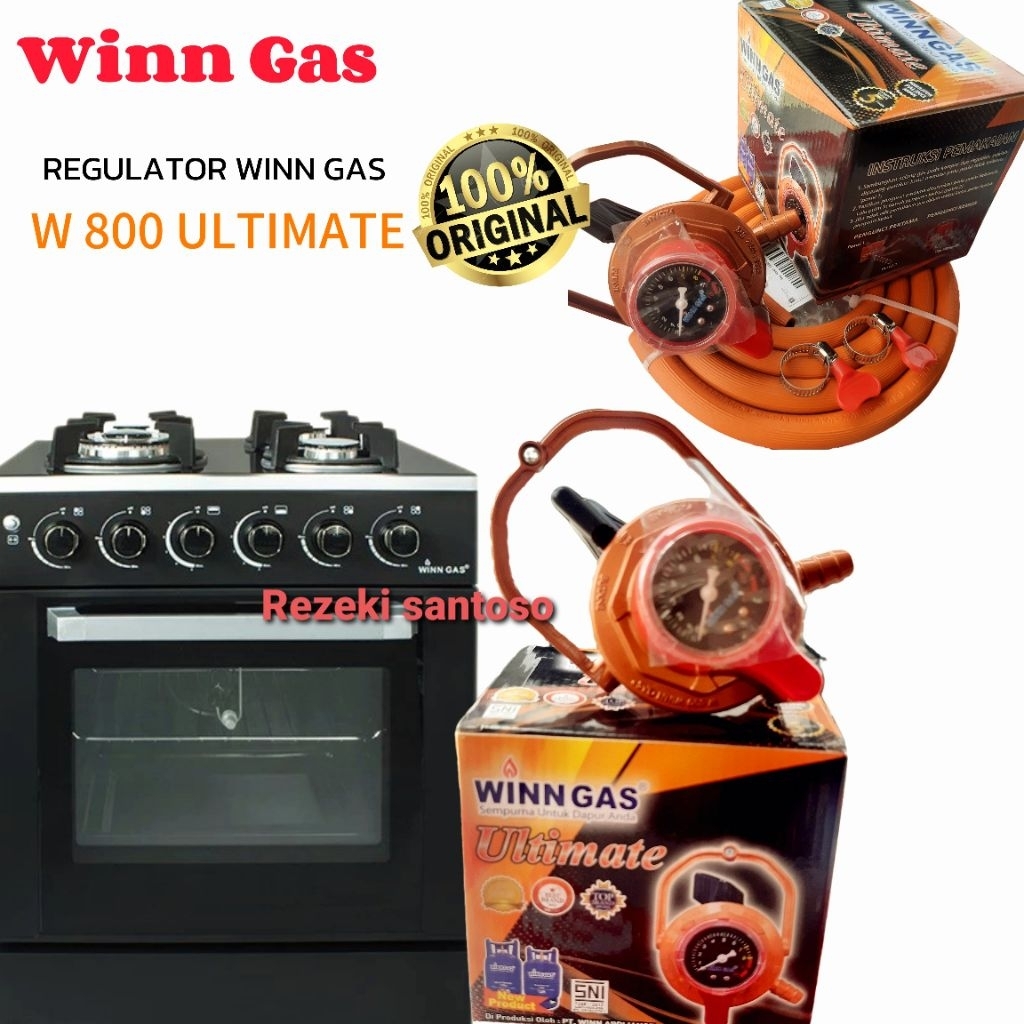 REGULATOR DOUBLE LOCK WINN GAS ULTIMATE - REGULATOR TERBAIK WINN GAS W 800 Ultimate , W 800 premium 