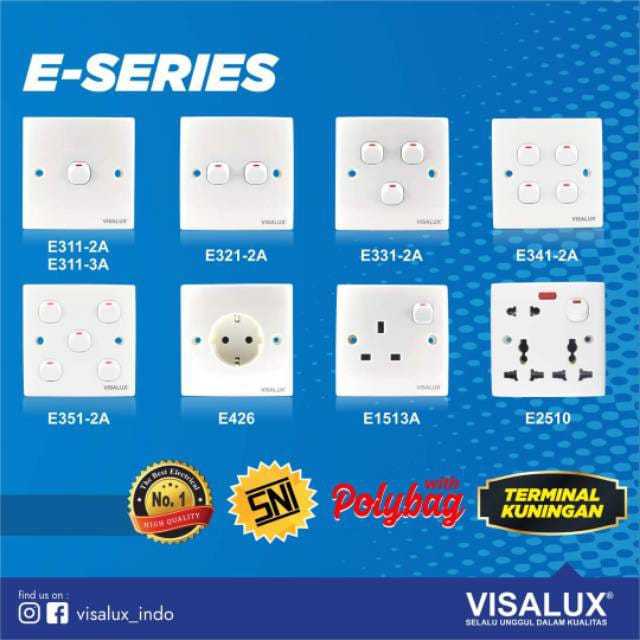 visalux classic series stop kontak saklar seri,saklar engkel,saklar triper
