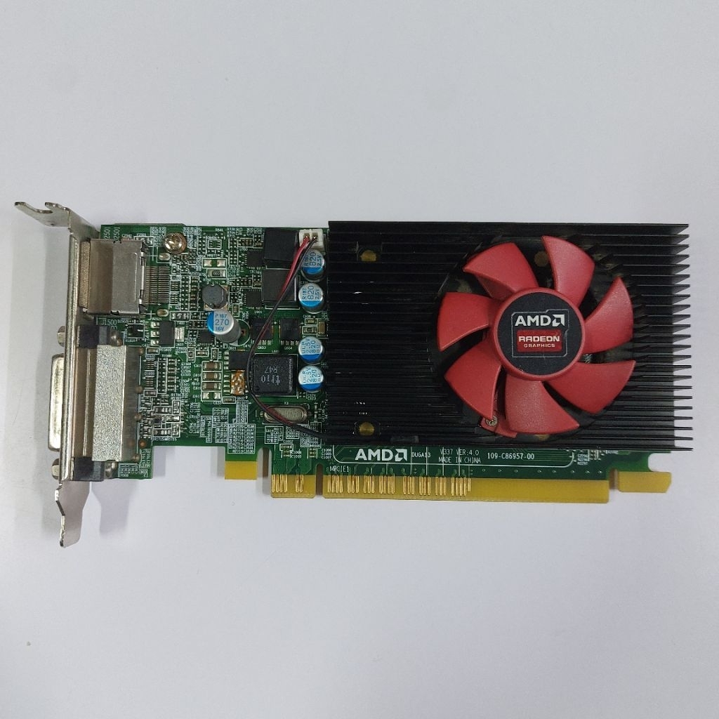 Vga Card Pci Express AMD RADEON R7 200Series 2 GB DDR5 64 Bit ( Low Profile atau Besi Pendek )
