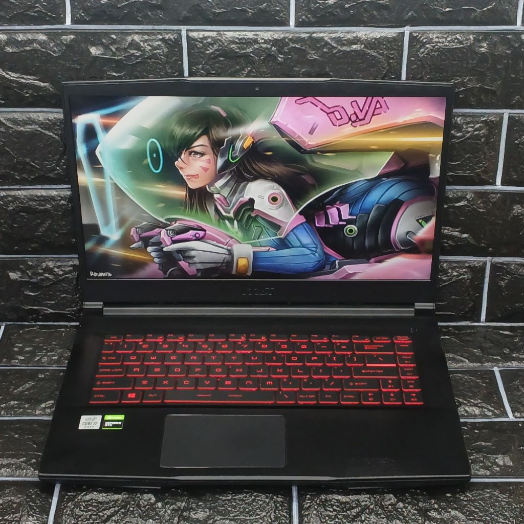 Laptop Gaming MSI GF63 Thin 10SCSR Intel Core I7-10750H 8/512GB GTX 1650 Ti