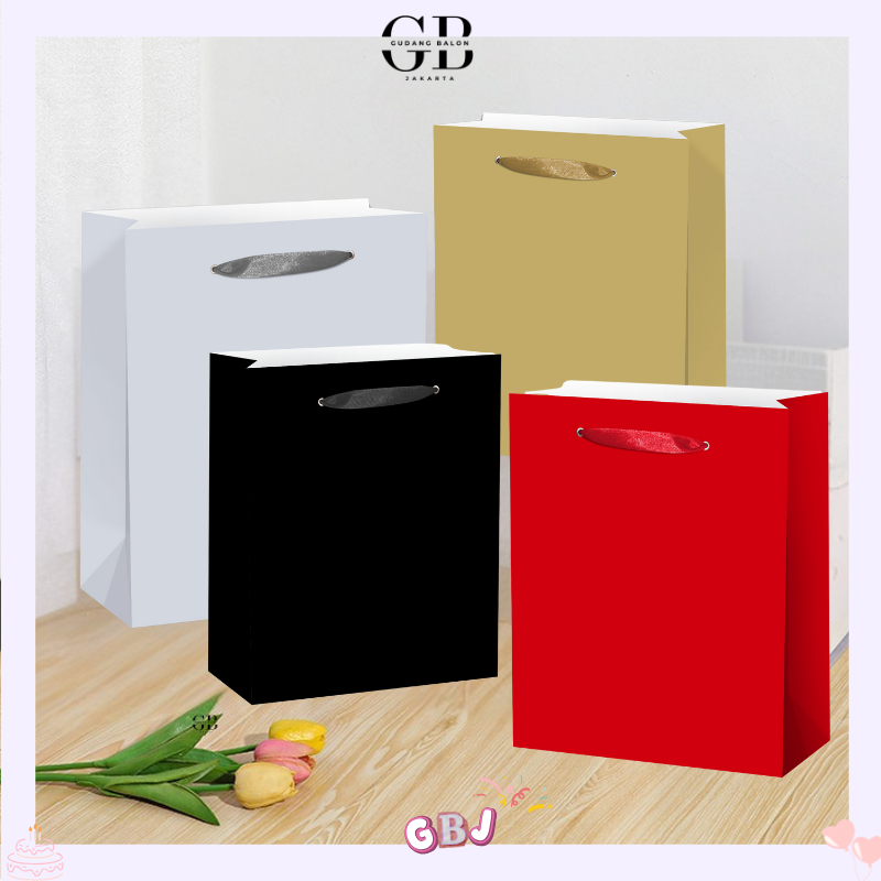 GBJ - Paper Bag Polos / Paper Bag Polos Pita / Tas Kado Premium