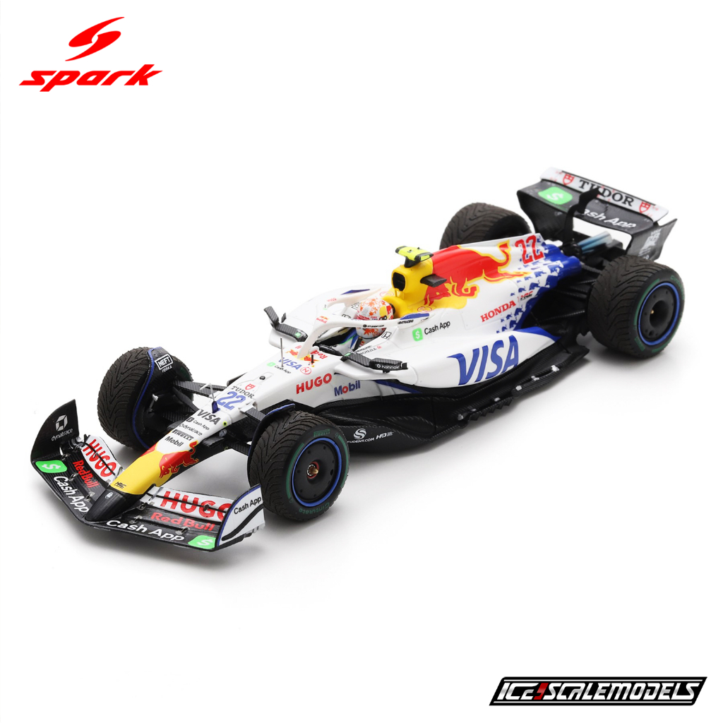 Diecast F1 Spark 1:43 Racing Bulls VCARB 02 Yuki Tsunoda Australian GP 2025