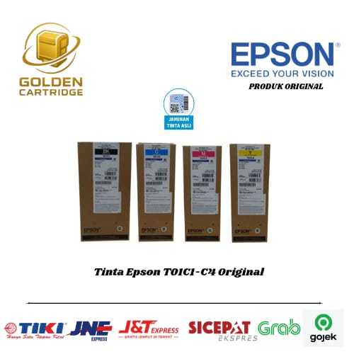 Tinta EPSON T01C Standard Tinta Printer Epson WF C579R 579R