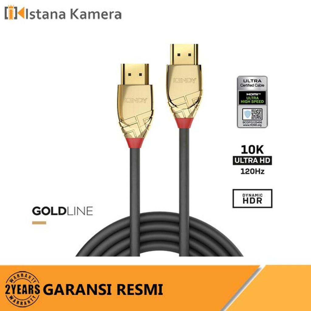 LINDY 37601 Kabel Gold HDMI 2.1 Ultra High Speed 10K HDMI to HDMI 1M