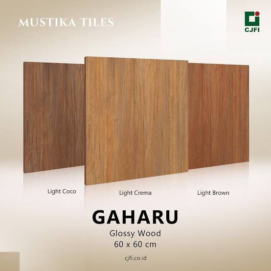 MUSTIKA GAHARU LIGHT BROWN /KERAMIK 60X60 GLOSSY /KERAMIK LANTAI RUANG TAMU, KAMAR TIDUR, TERAS /Mus