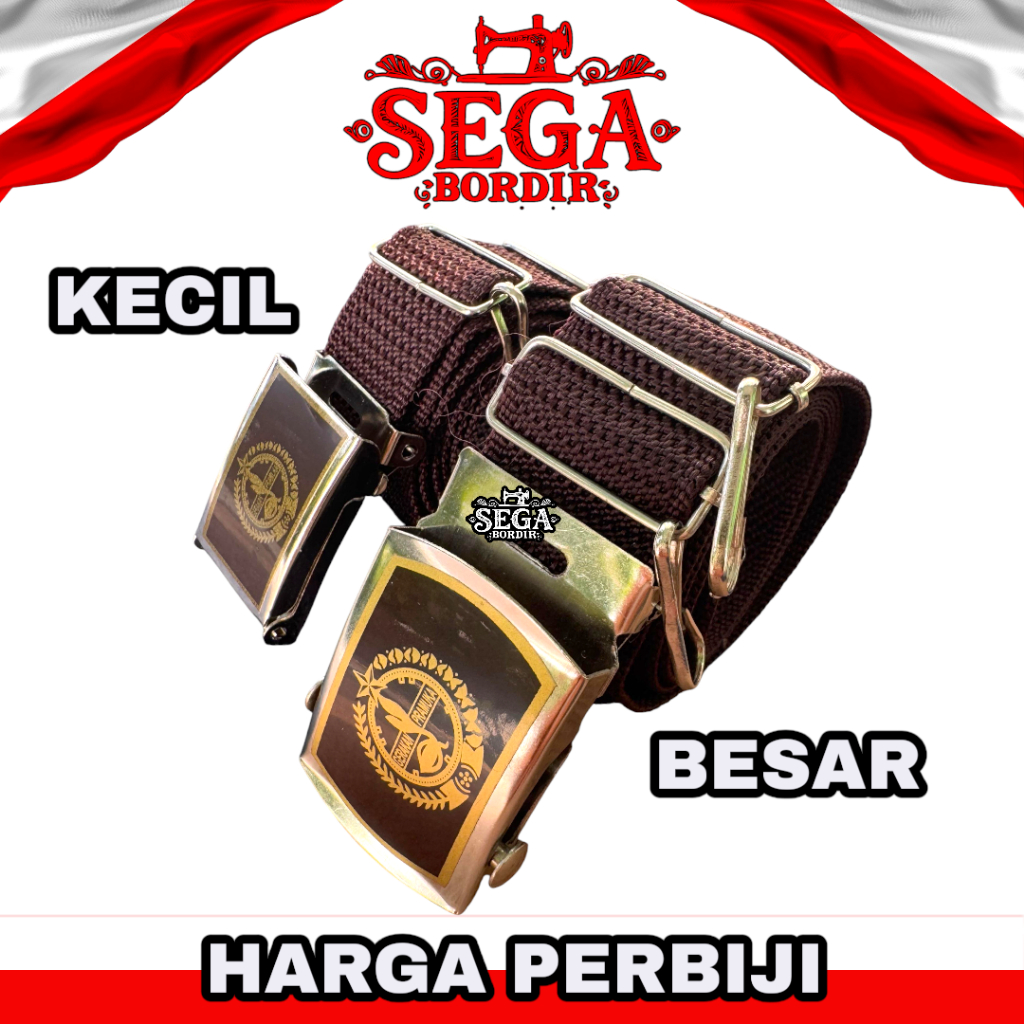 Sabuk pramuka besar | kecil | ikat pinggang pramuka cantolan