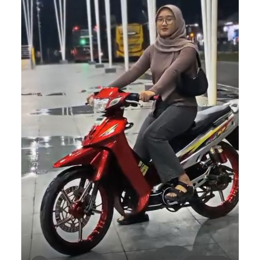 Striping fizr LE LIMITED EDITION MERAH SILVER