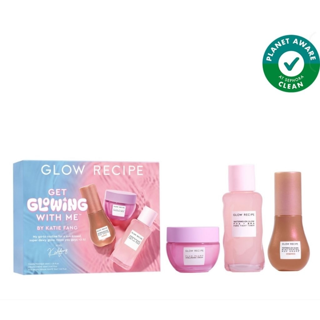 (PO HK JAN 26) Glow Recipe Get Glowing With Me by Katie Fang Paket Holiday Set Original