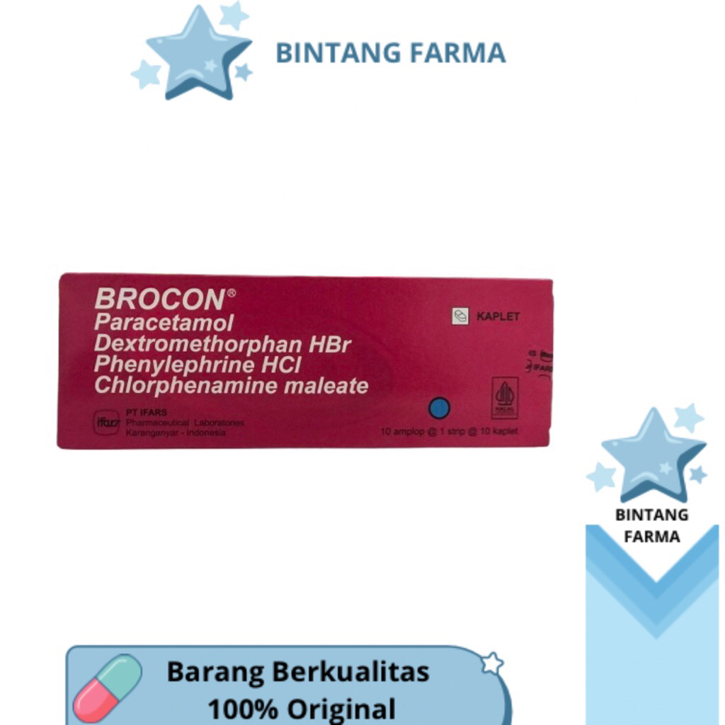 Brocon tablet perbox