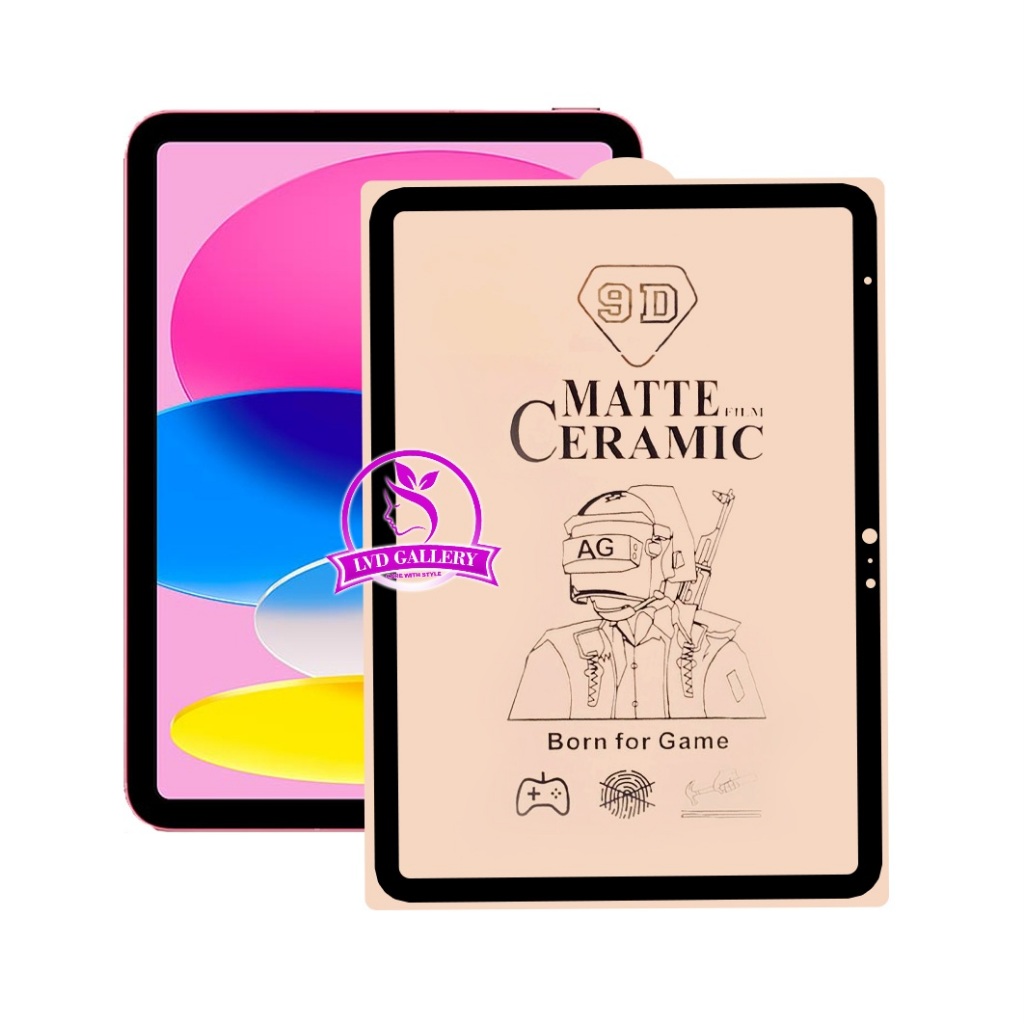Antigores Ipad 10 10TH Gen 2022 10.9Inci Ipad 10.2 2021 Antigores Ceramic Matte Antigores Bening Ant