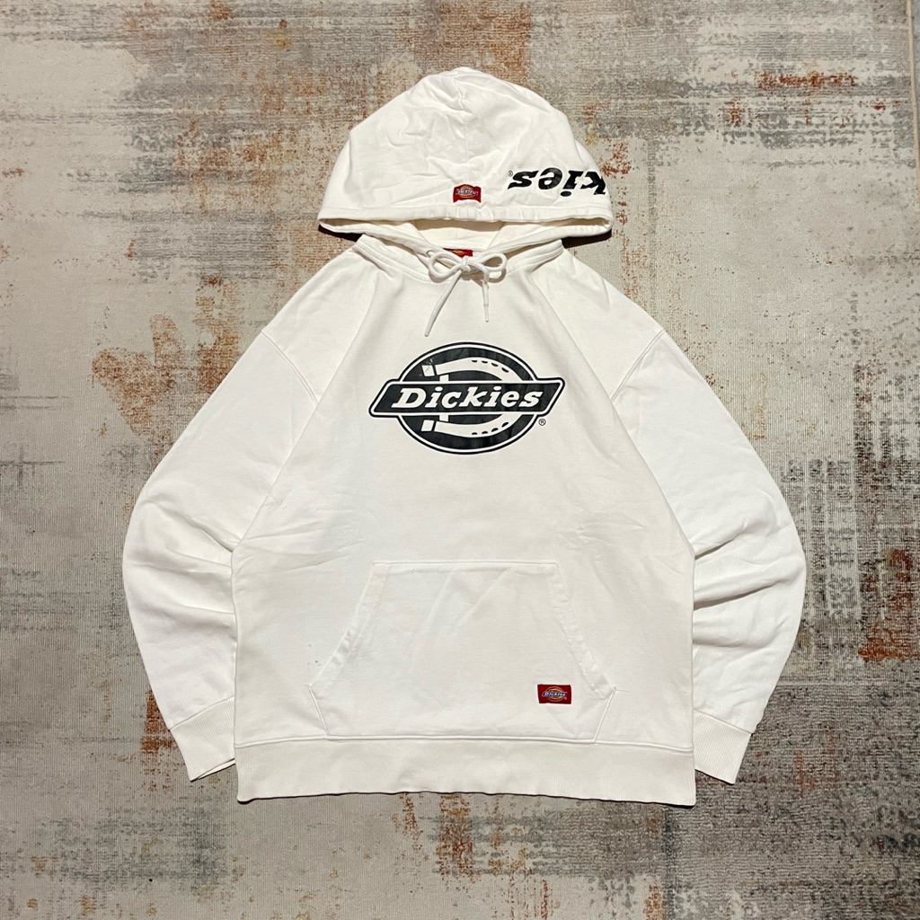 Preloved Hoodie Dickies White