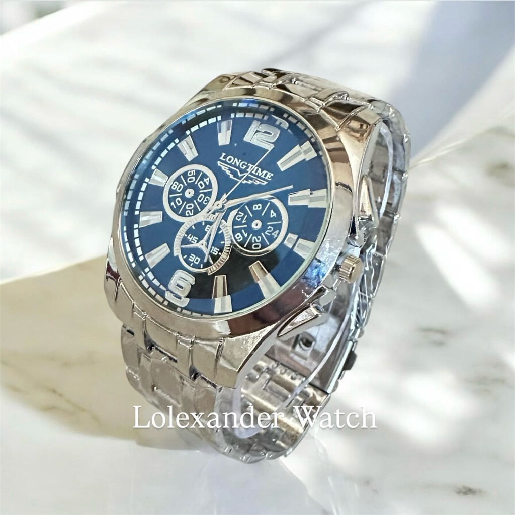 Jam Tangan Quartz Longtime Rantai Pria Dan Wanita Terbaru Kekinian - Jam Tangan Keren - Jam Tangan M