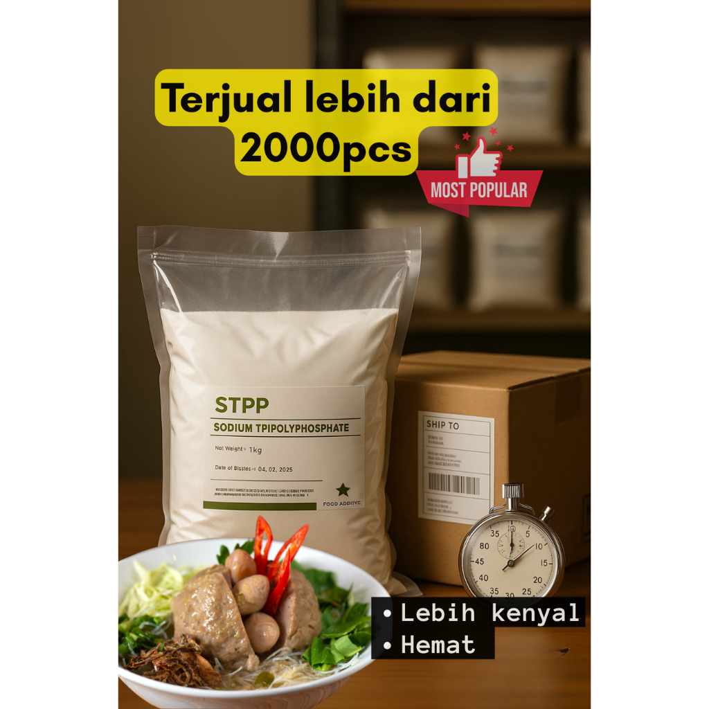 STTP Pengenyal Bakso | Pengenyal Mie | STPP Food Grade | Tepung Pengenyal untuk bakso lebih kenyal