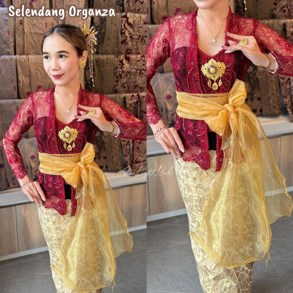 STARLIGHT BALI - Selendang Organza / Selendang / Selendang Kain