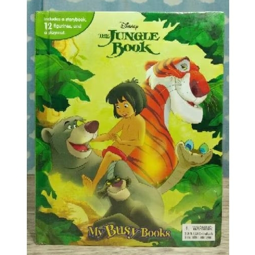 Buku Busy Book Disney The Jungle Book Lady & Tramp Bambi Pinocchio