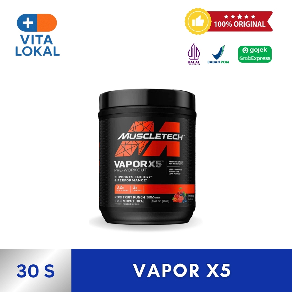 Muscletech VaporX5 Next Gen Muscletech Pre Workout Meningkatkan Performa Latihan