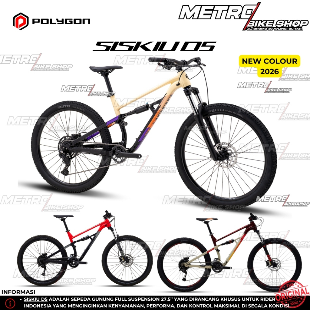 Polygon Siskiu D5 terbaru 27.5 Sepeda Gunung Polygon Siskiu D5
