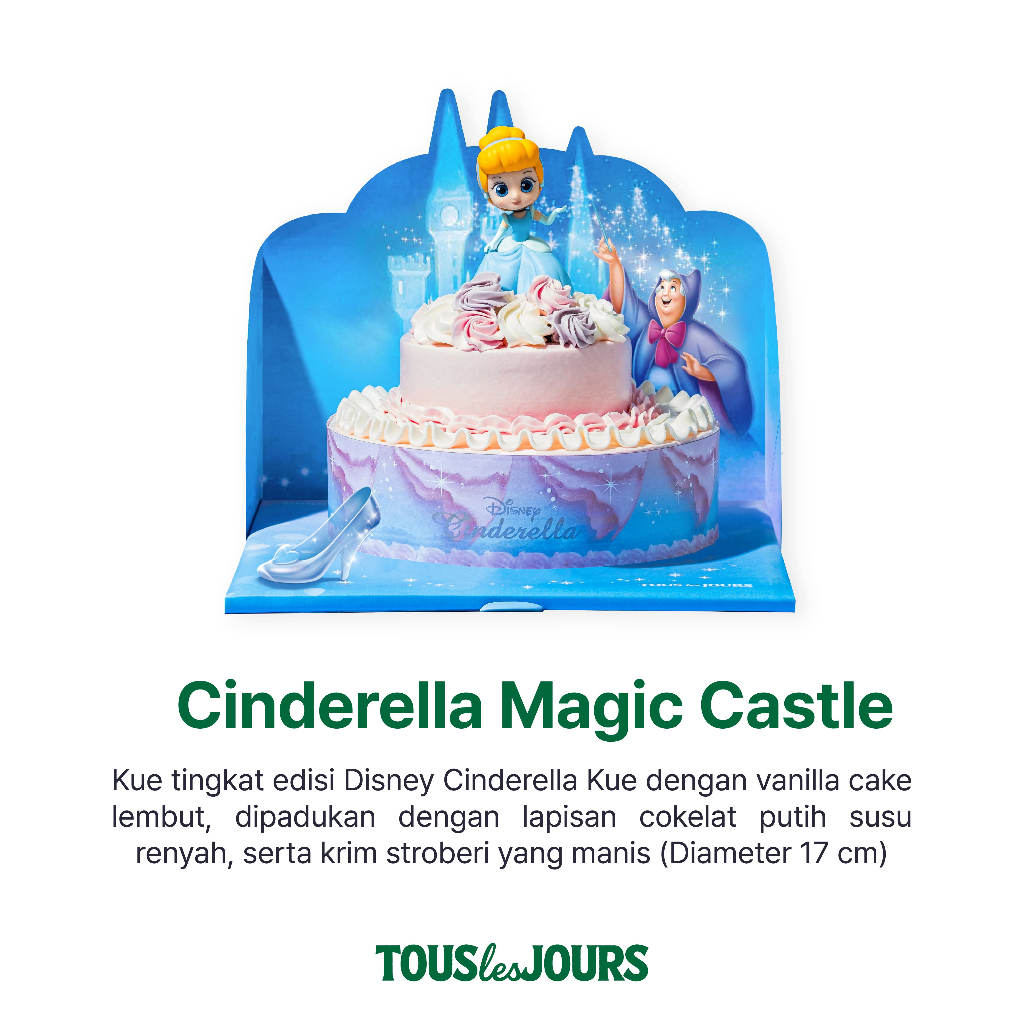 TOUS les JOURS - Cinderella Magic Castle Cake