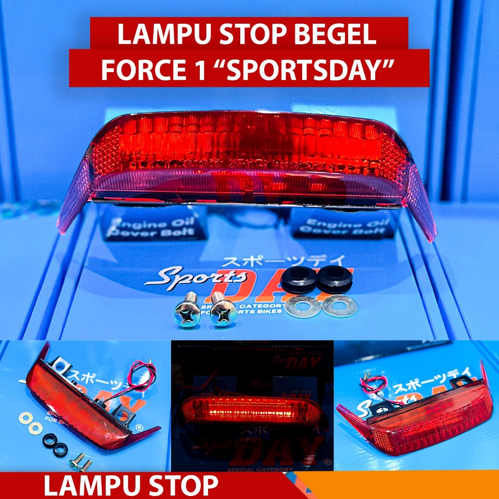 LAMPU STOP BELAKANG FIZR STOPLAMP BEGEL FORCE 1 DAY FIZ R