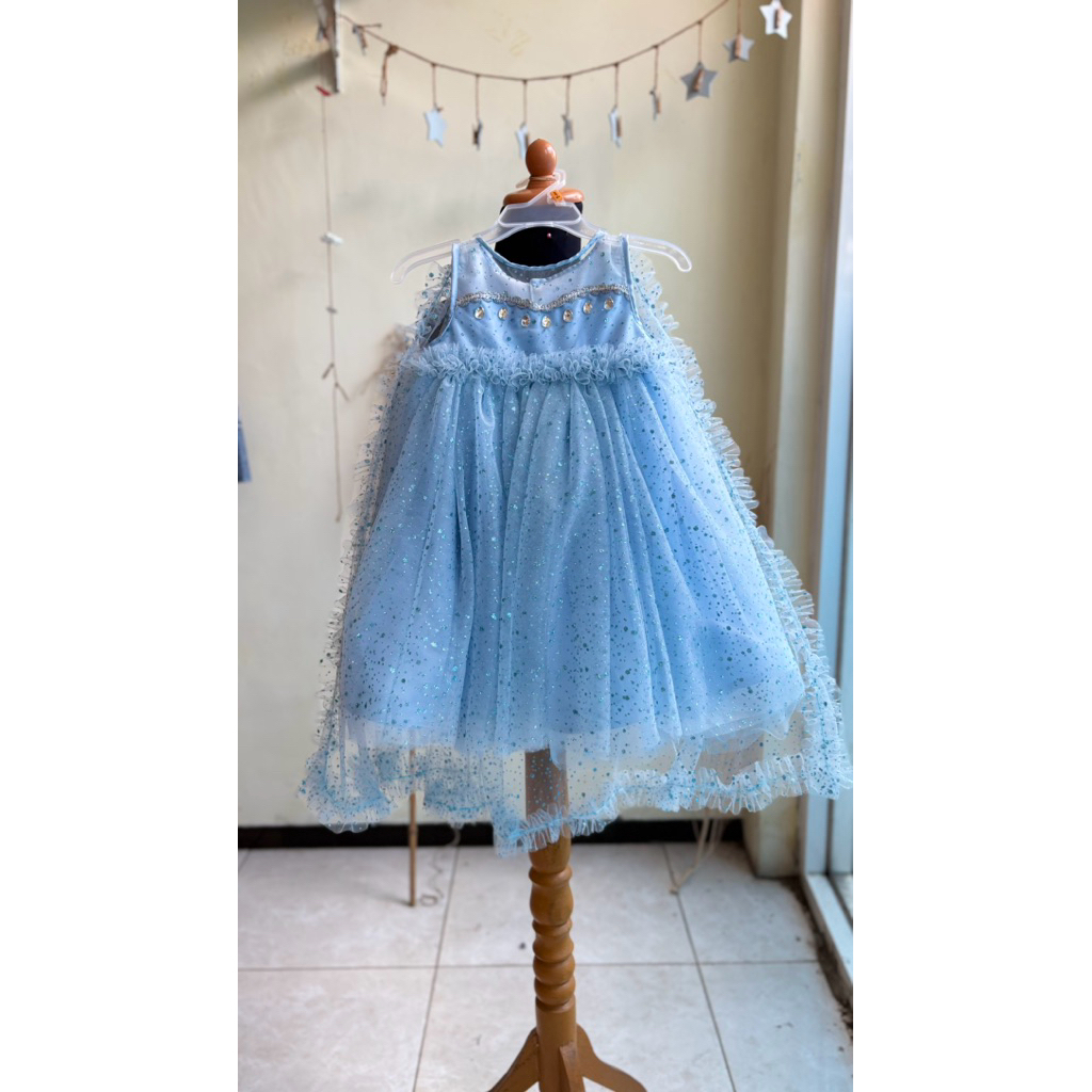 Dress Frozen Gaun Ultah Anak